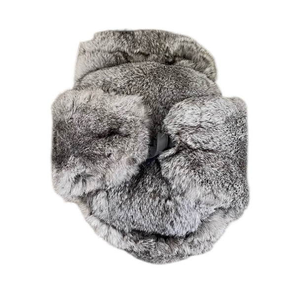 CROWN CAP Rabbit Fur Winter Trapper Hat XL - Picture 9 of 16